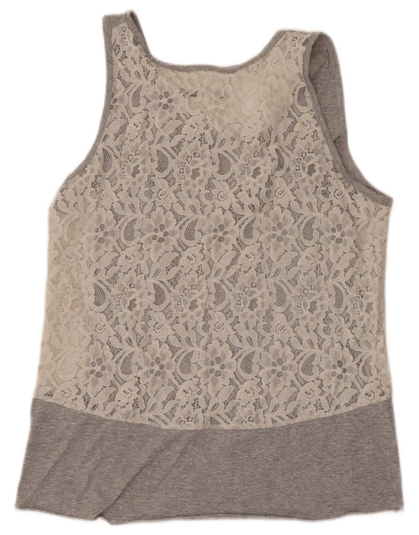 Canotta oversize da donna Gaelle US 1 2XS Cotone chiazzato grigio