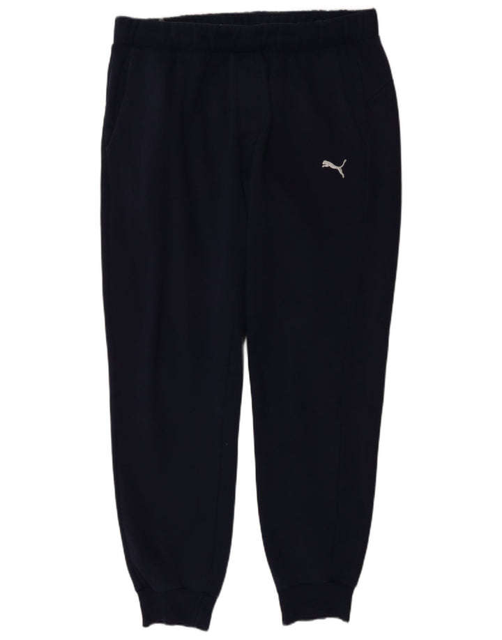 Pantaloni da tuta da uomo Puma Joggers Large Blu Navy in cotone