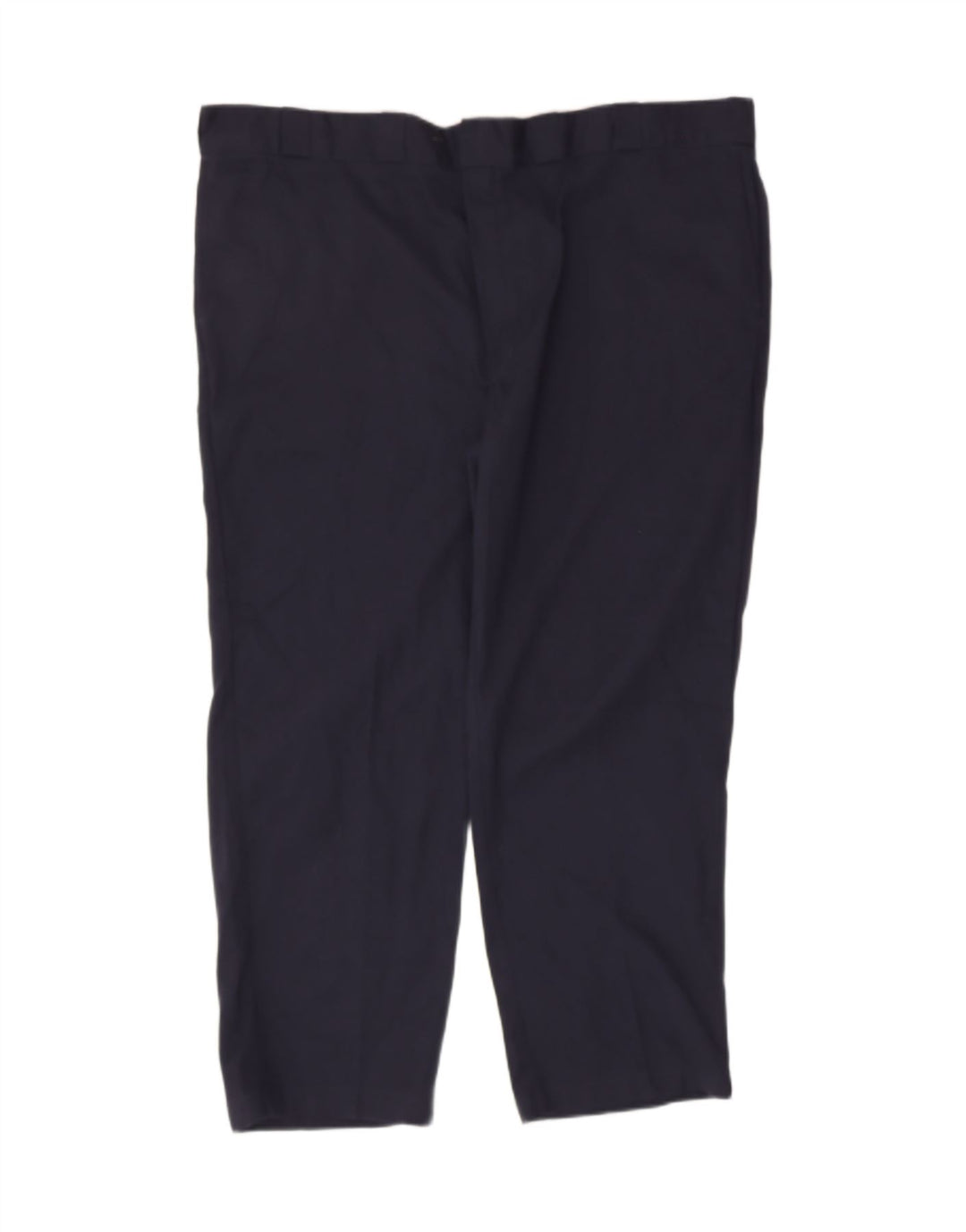 DICKIES Mens Flex Straight Chino Trousers W48 L30 Navy Blue Cotton Vintage Dickies and Second-Hand Dickies from Messina Hembry 