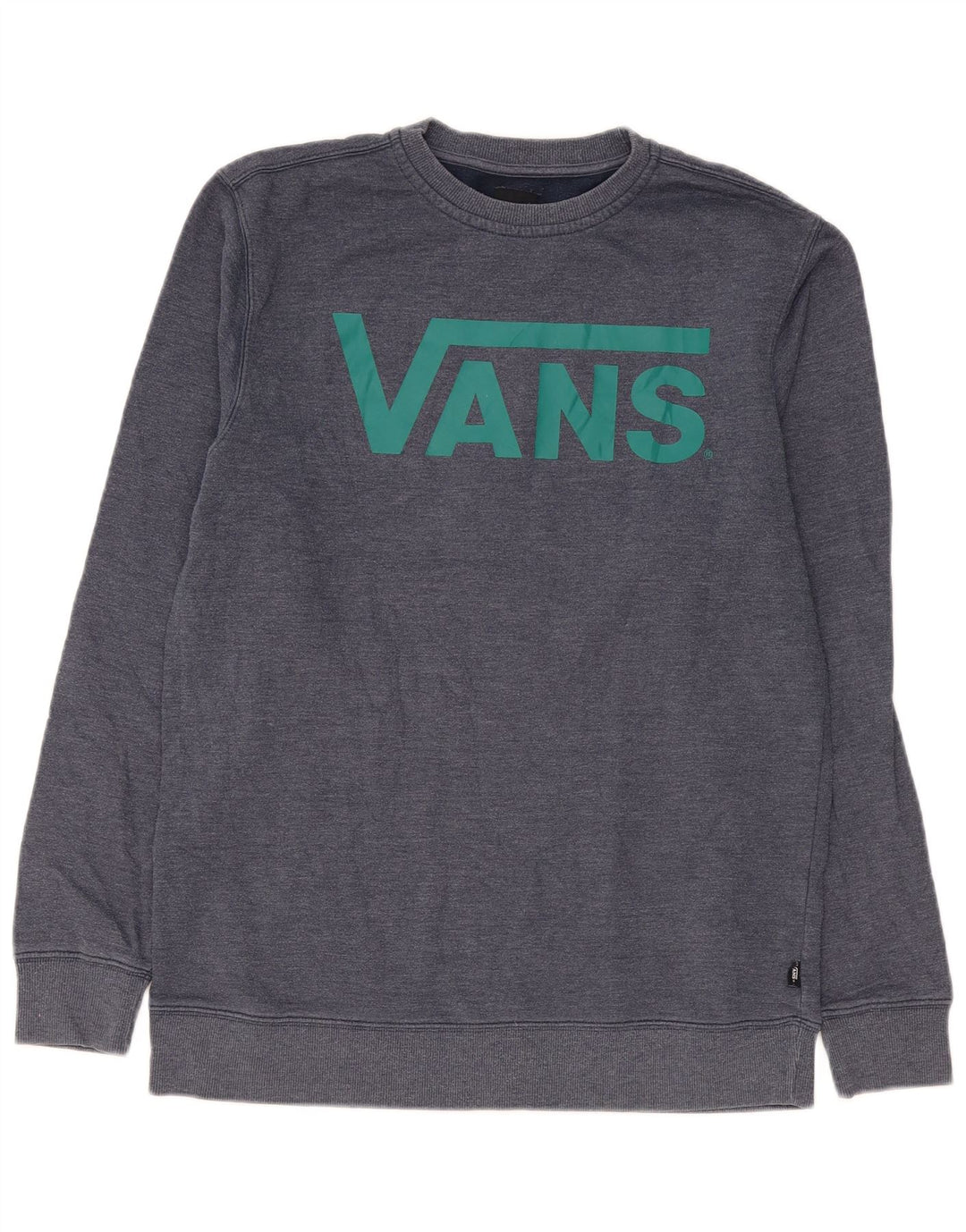 Felpa grafica da uomo di Vans, maglione medio, in cotone blu navy