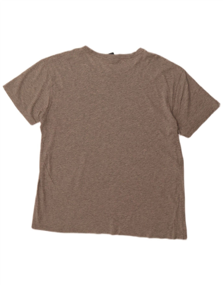 POLO RALPH LAUREN T-shirt da uomo Top in cotone grigio medio