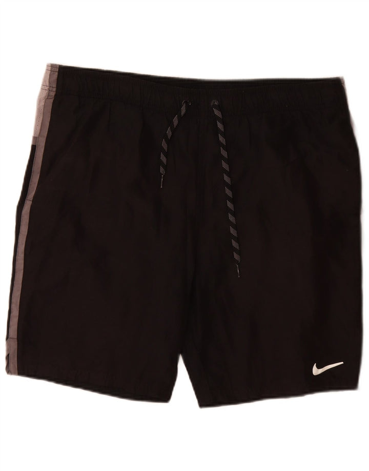 Pantaloncini sportivi da uomo Nike Medium Black Colourblock in poliestere