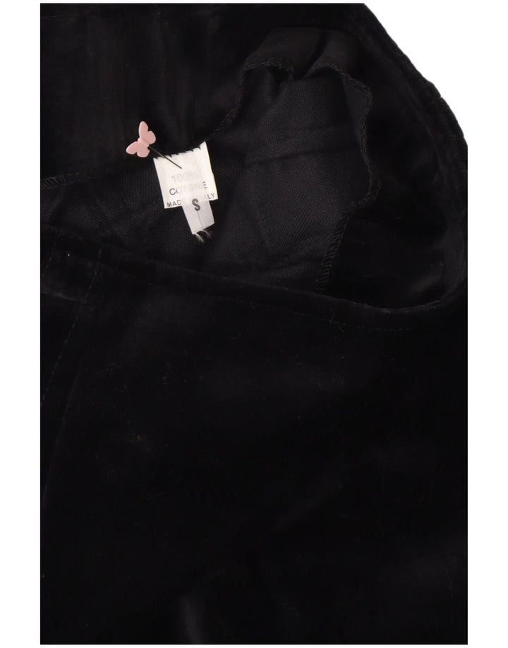 Gonna a tubino da donna VINTAGE piccola W24 in cotone nero