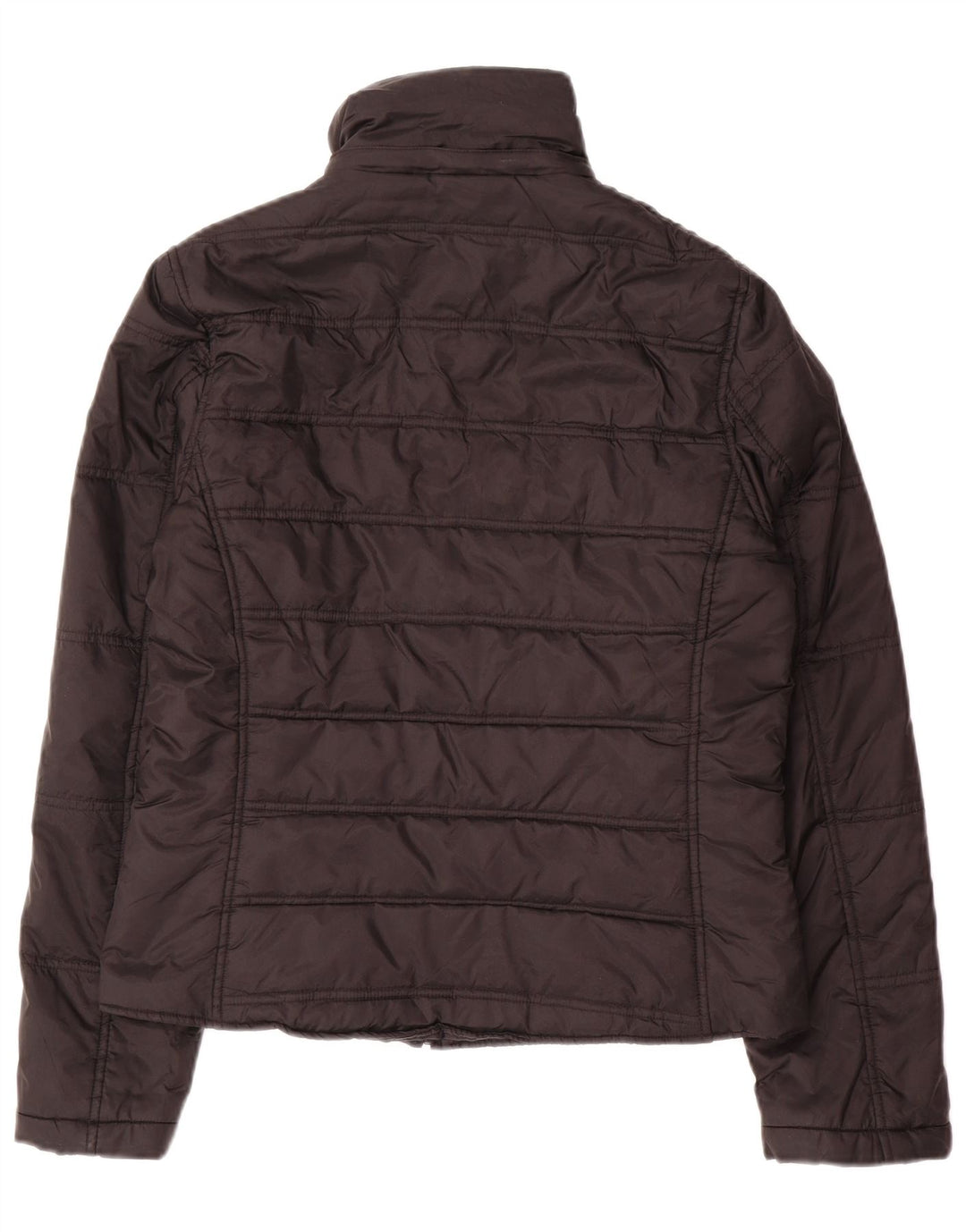 Giacca imbottita da donna Zara UK 16 grande nylon nero