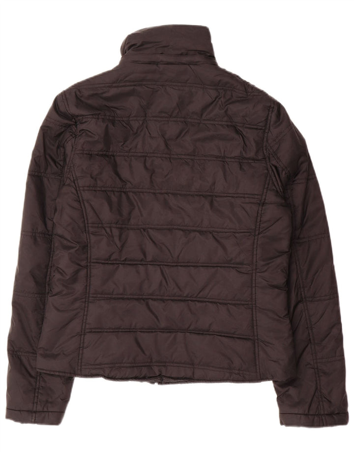 Giacca imbottita da donna Zara UK 16 grande nylon nero