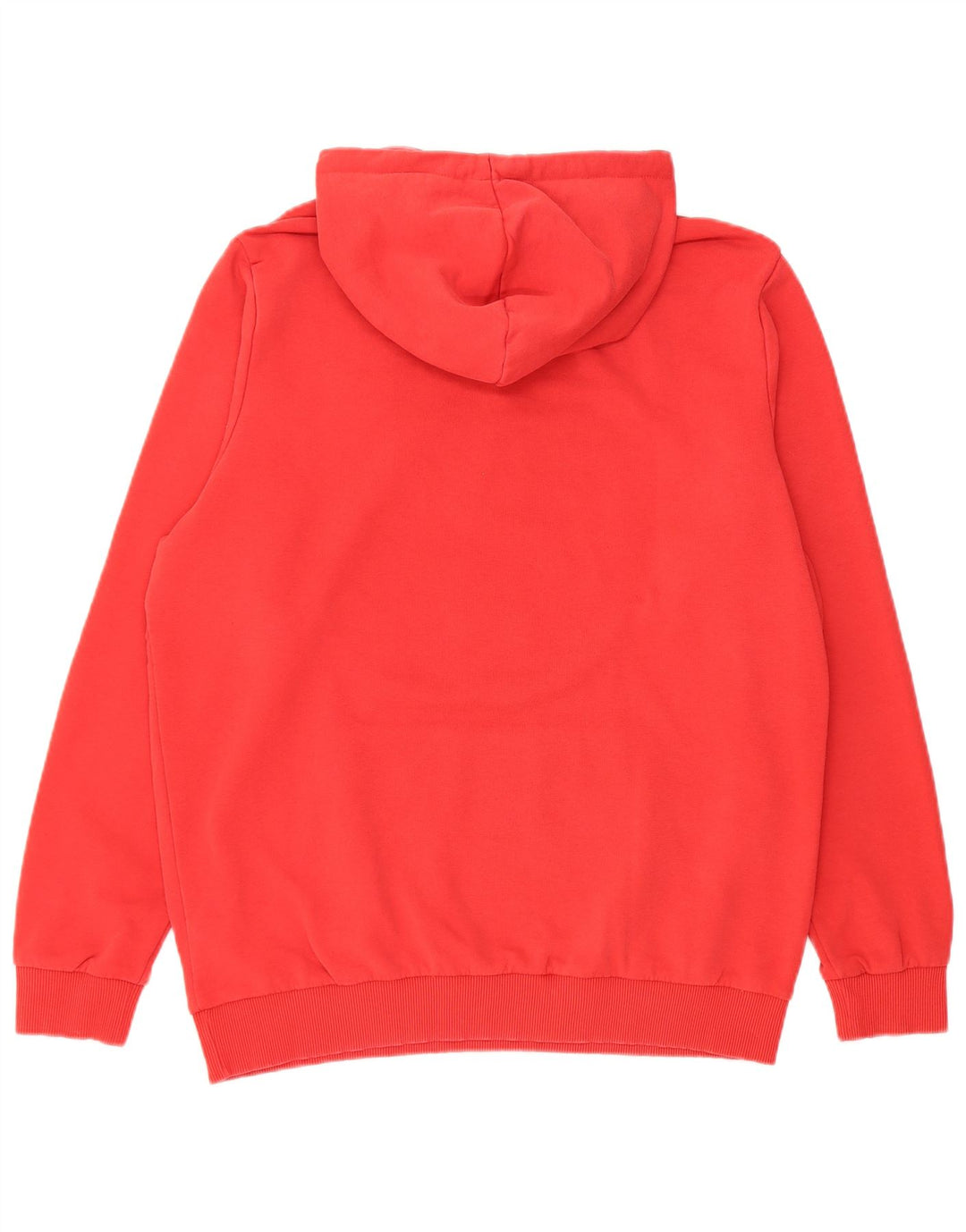 Felpa con cappuccio grafica PUMA da uomo grande in cotone rosso