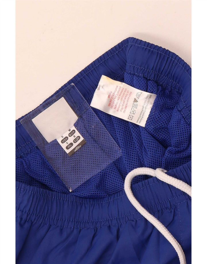 Pantaloncini sportivi da uomo Umbro piccoli in poliestere blu