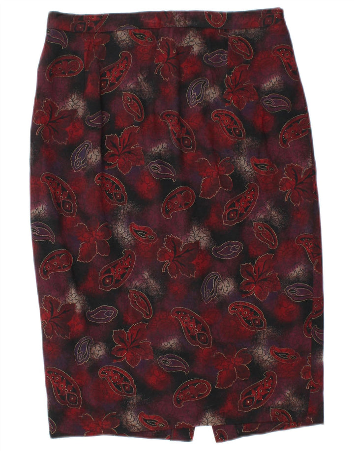 LUISA SPAGNOLI Gonna a tubino da donna W28 Paisley medio bordeaux