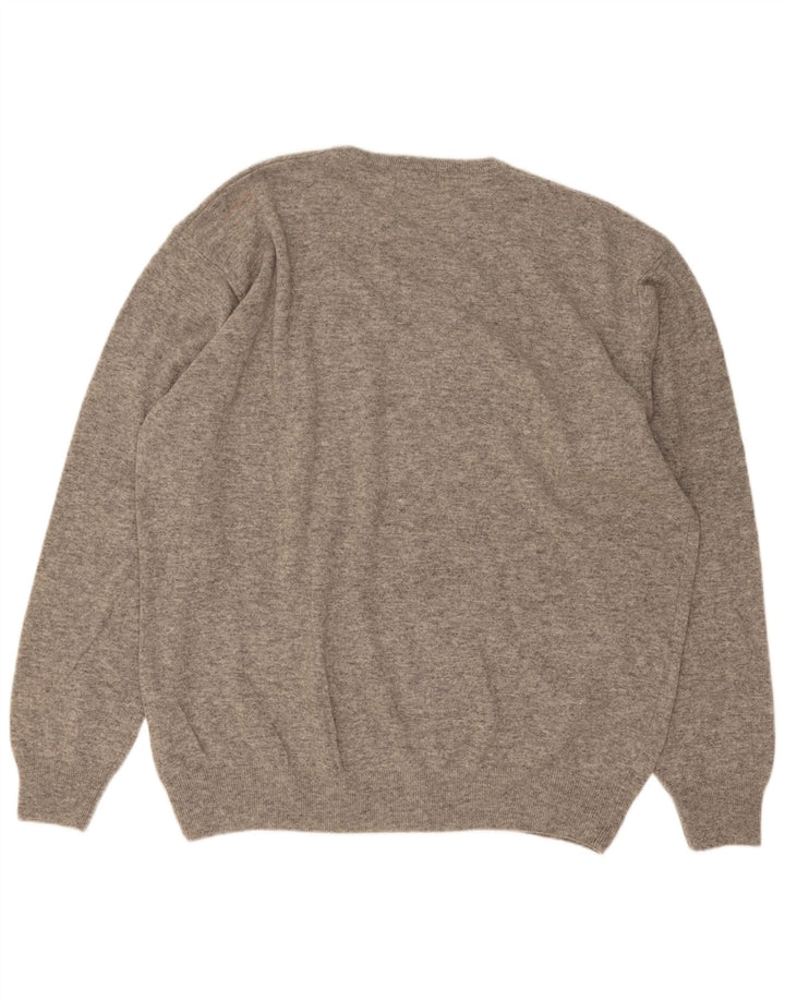 Maglione maglione girocollo da uomo Kappa 3XL grigio lana d'agnello