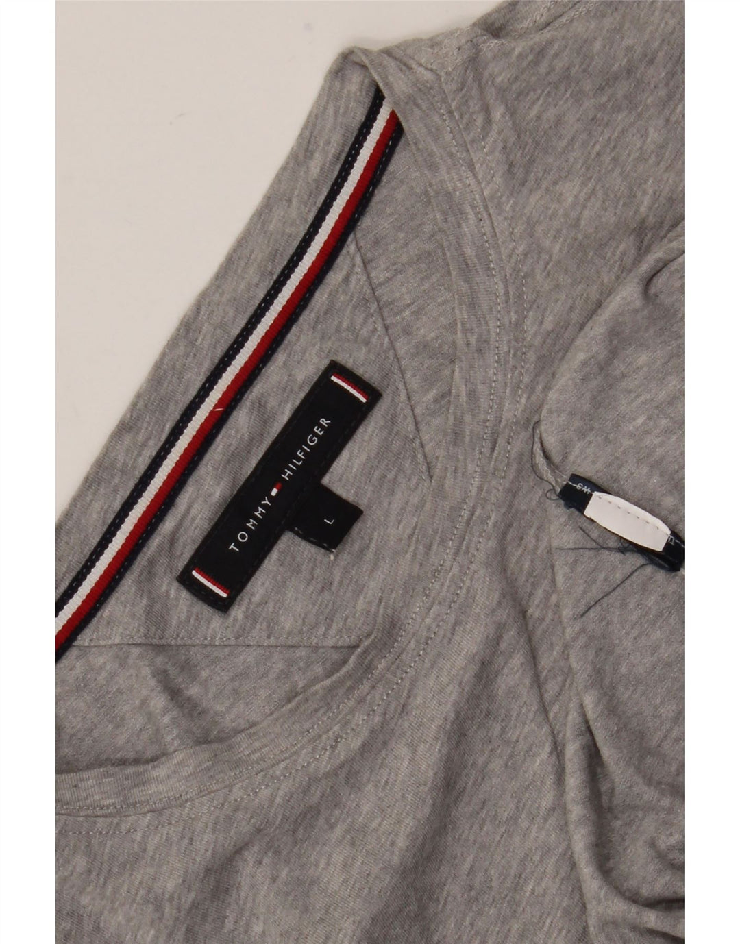 T-shirt da uomo Tommy Hilfiger Top grande grigio chiazzato