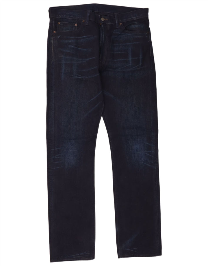 Levi's Uomo 513 Jeans dritti W36 L34 Cotone blu navy