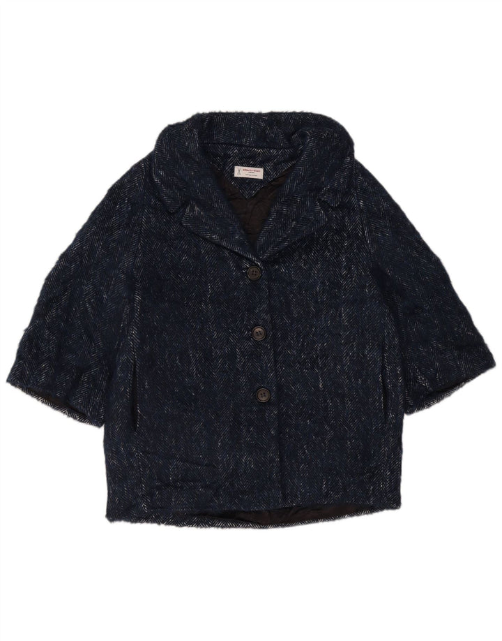 Giacca blazer da donna con maniche a 3/4 Alberto Biani IT 42 Blu navy medio