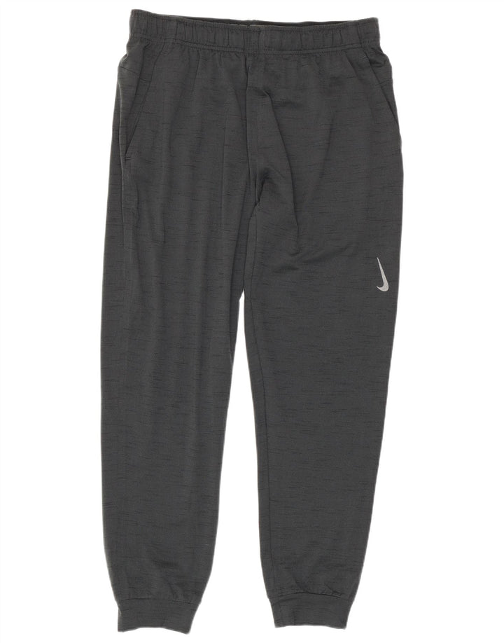 Pantaloni da tuta Nike Dri Fit da uomo, pantaloni da jogging, grandi, in poliestere chiazzato grigio