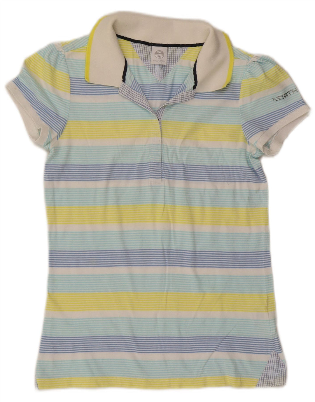 Polo da donna North Sails UK 12 cotone a righe multicolore medio