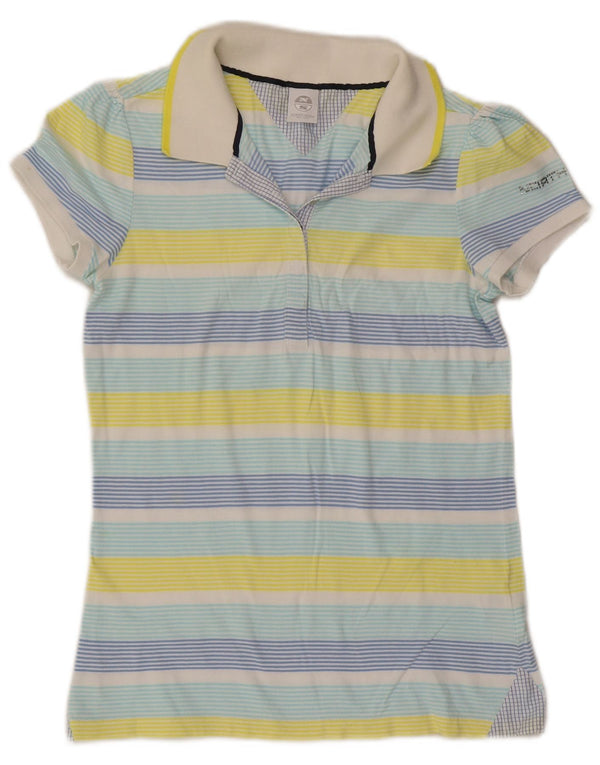 Polo da donna North Sails UK 12 cotone a righe multicolore medio
