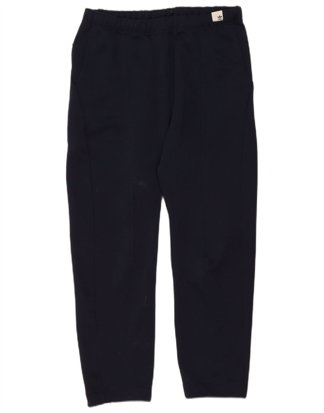 Pantaloni da tuta da uomo Adidas Small in poliestere blu navy