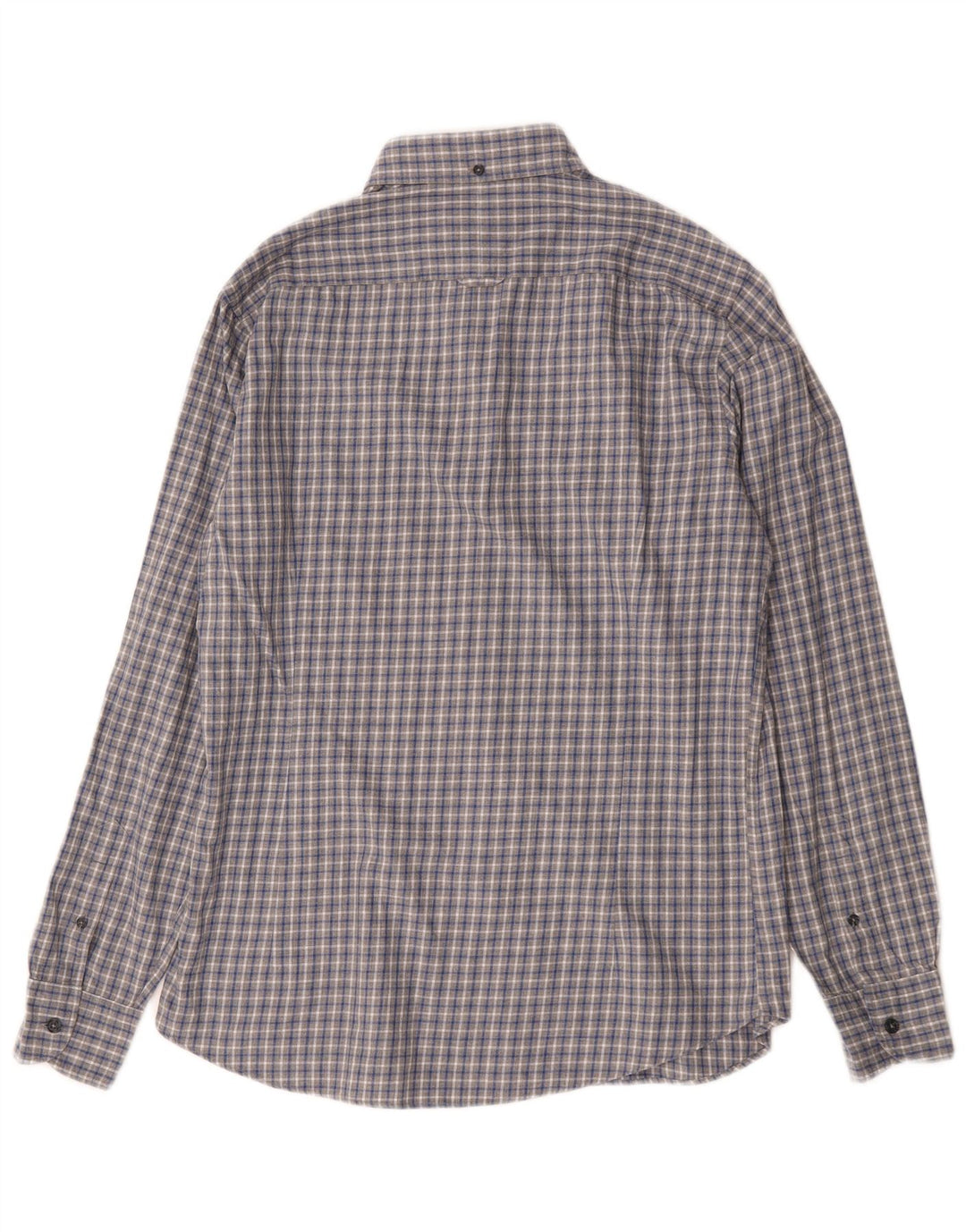 Camicia da uomo Massimo Dutti a quadri grigio medio