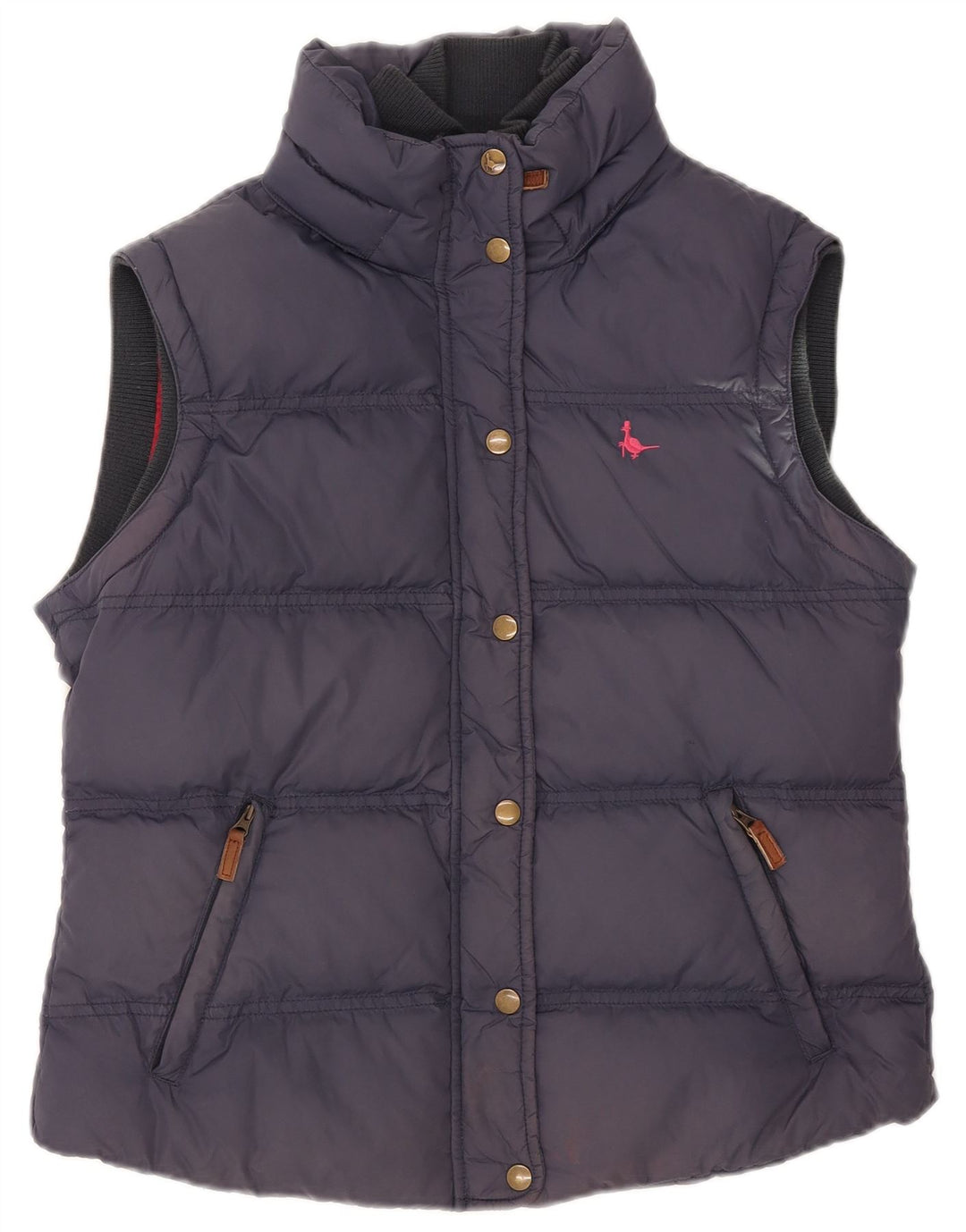Gilet imbottito da donna Jack Wills UK 14 grande blu navy