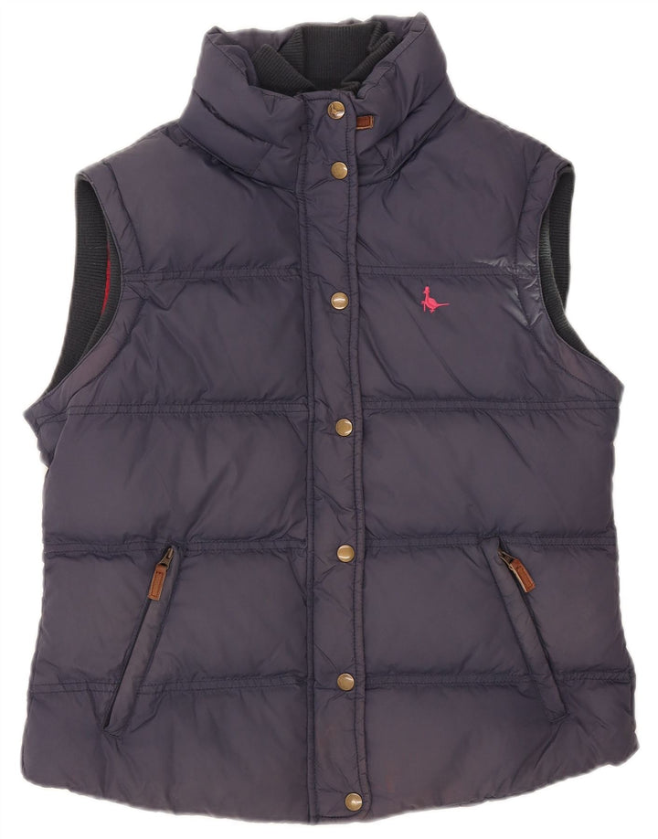 Gilet imbottito da donna Jack Wills UK 14 grande blu navy