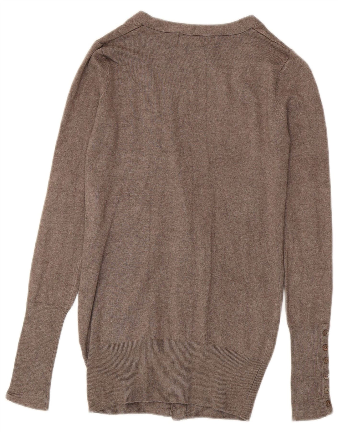 Maglione Cardigan Da Donna ZARA UK 10 Piccolo Rayon Grigio
