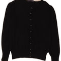 Maglione cardigan da donna Marks & Spencer UK 14 Viscosa nera media