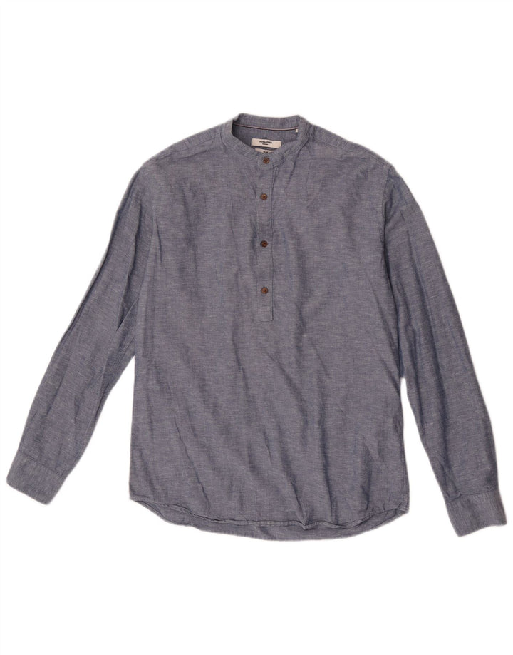Jack & Jones Camicia pullover slim premium da uomo piccola blu navy screziata