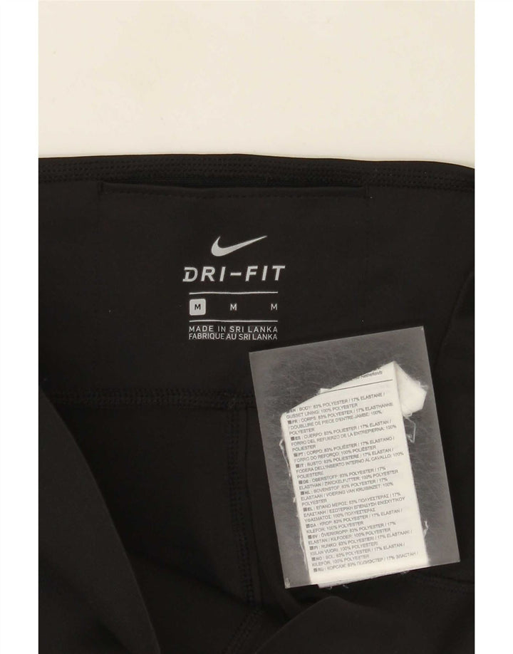 Leggings Nike Dri Fit da donna UK 12 medio nero poliestere