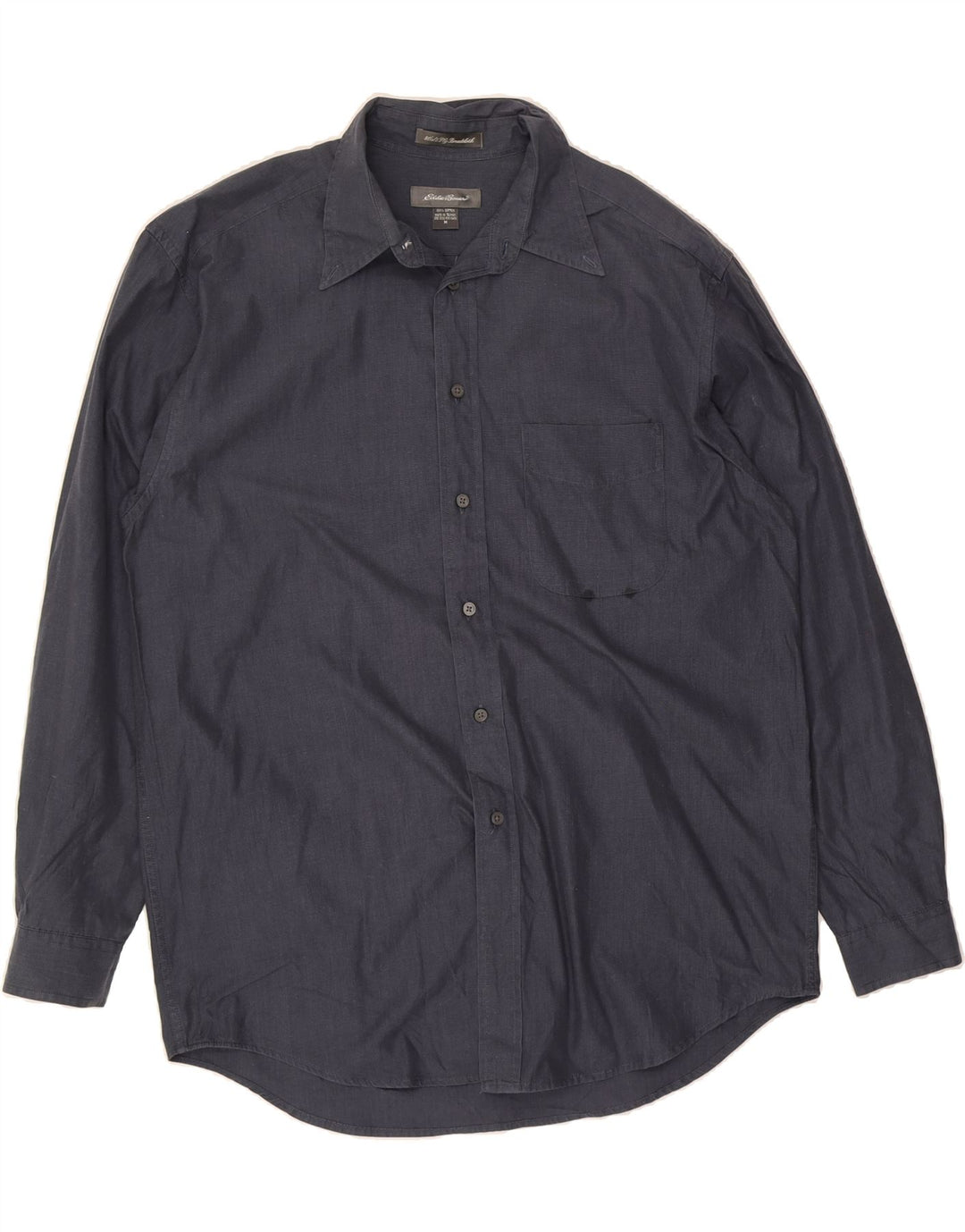 EDDIE BAUER Mens Shirt Medium Navy Blue Cotton Vintage Eddie Bauer and Second-Hand Eddie Bauer from Messina Hembry 