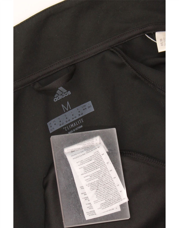 Giacca da tuta ADIDAS Climalite da donna UK 12/14 media nera