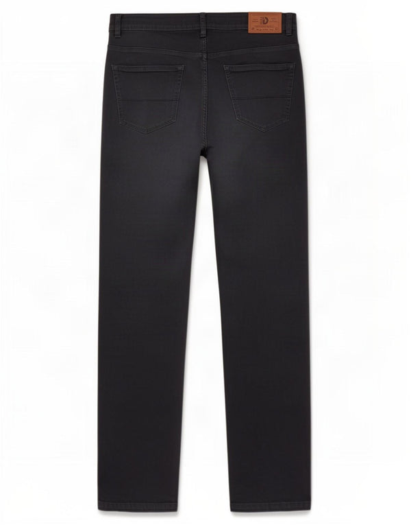Pantaloni casual slim fit da uomo di Dack IT 48 Medium W32 L31 Cotone blu navy