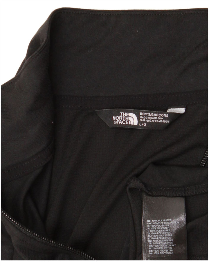 Top da tuta con grafica pullover per ragazzi The North Face 11-12 anni Large Nero