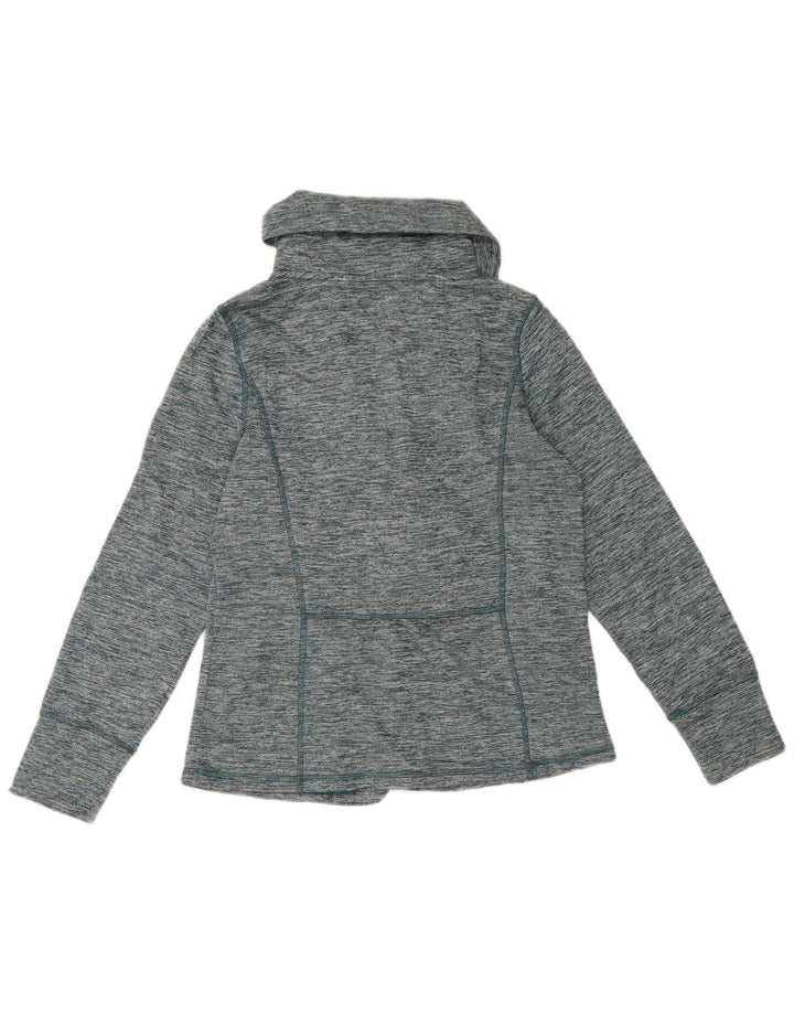 Giacca da tuta da donna Eddie Bauer UK 16 Grande poliestere screziato blu
