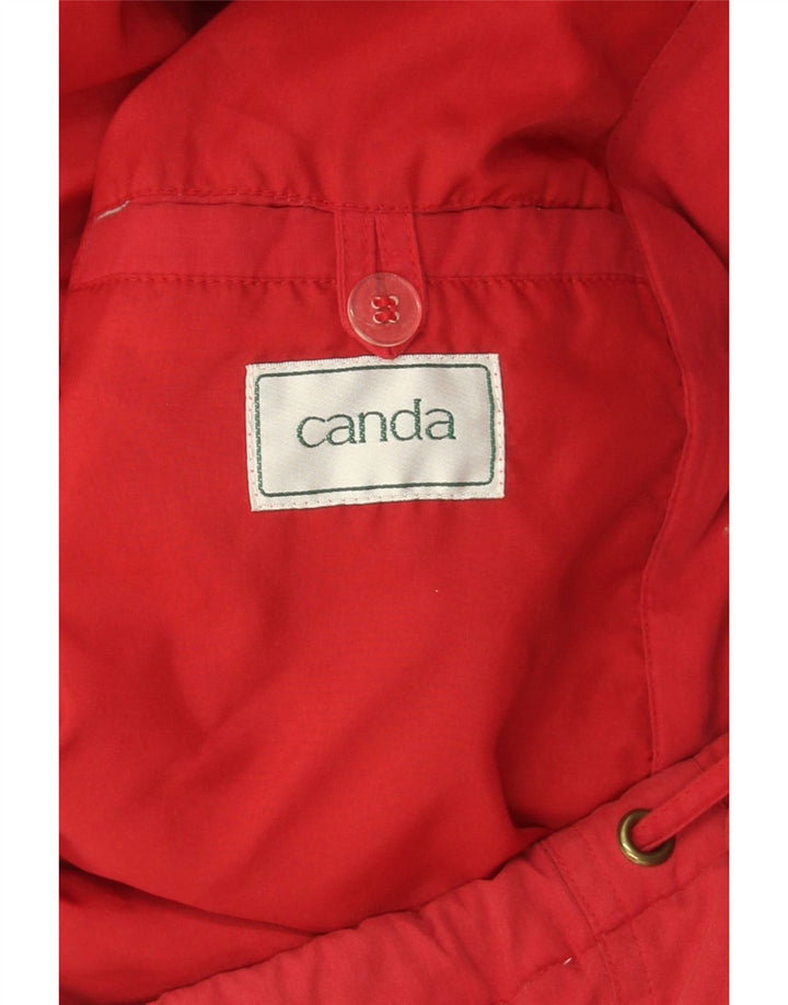 CANDA Womens Padded Coat UK 14 Large Red Vintage Canda and Second-Hand Canda from Messina Hembry 