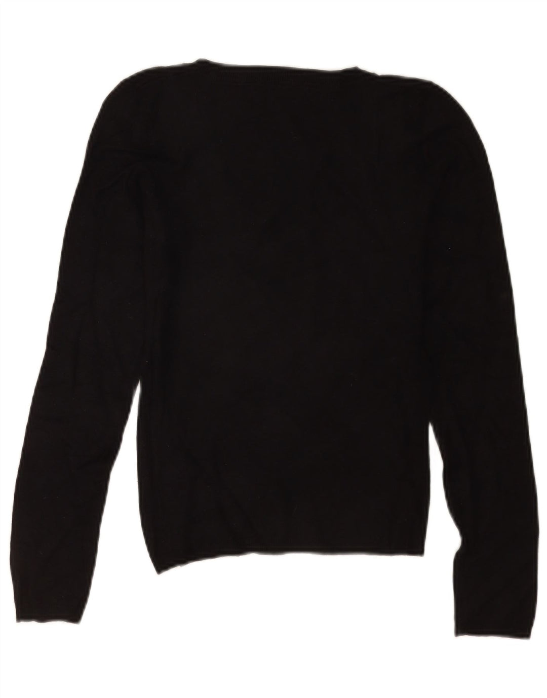 Maglione Zara da donna con scollo a V UK 8 piccolo rayon nero