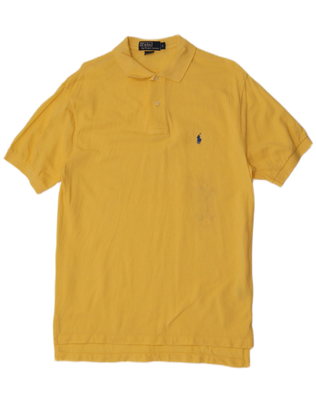 Polo Ralph Lauren da uomo in cotone giallo medio