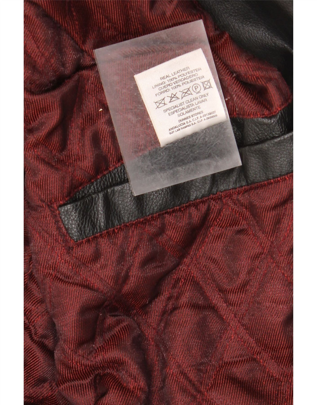 Giacca in pelle da uomo St. Bernard UK 40 grande in pelle nera