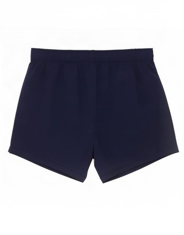Nike Womens Dri Fit Sport Shorts UK 10 Small Navy Blue Polyester