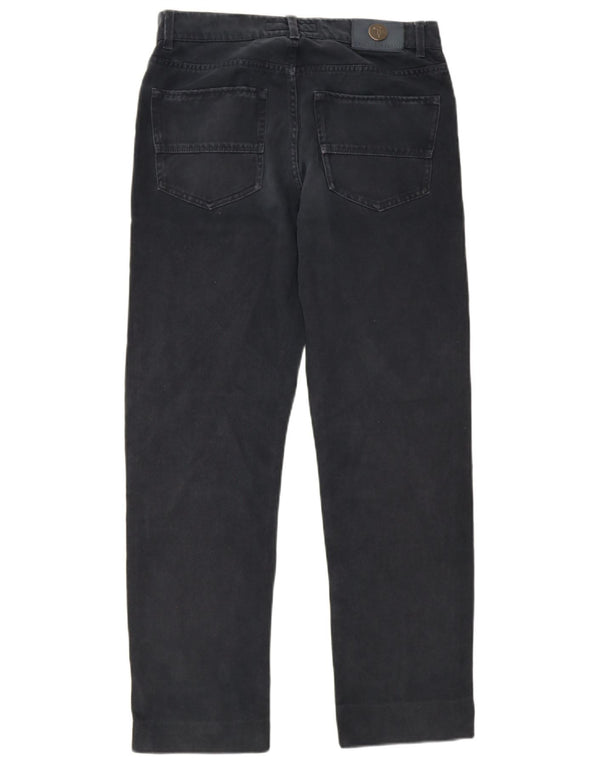 Jeans Straight Uomo Trussardi IT 48 Medio W34 L30 Cotone Nero