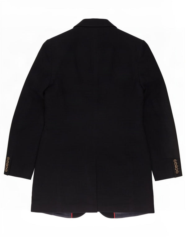 Cappotto da donna Tommy Hilfiger UK 16 grande cotone blu navy