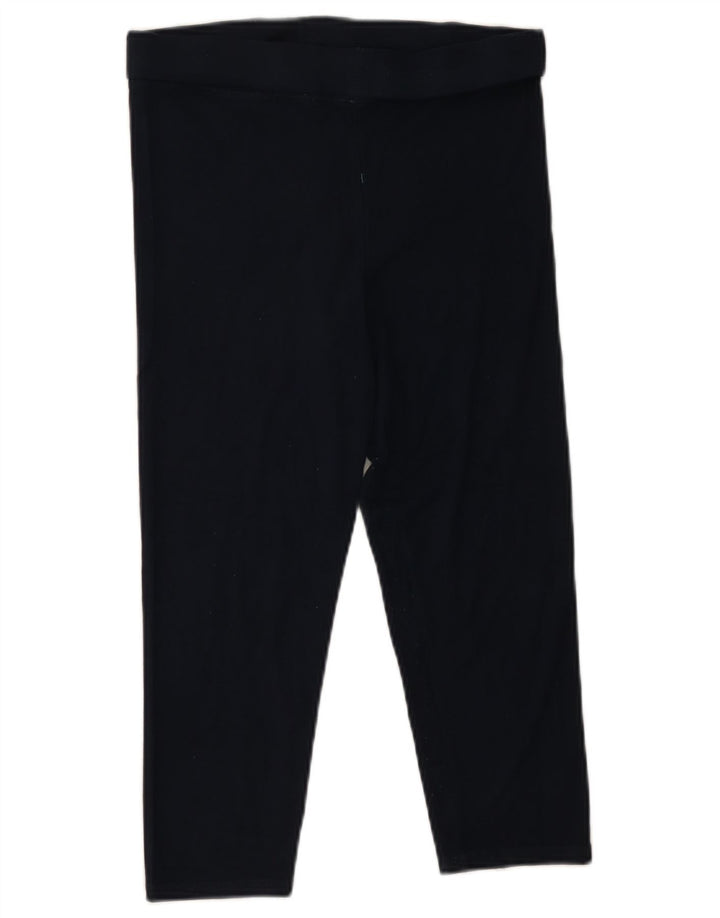 Leggings Capri da donna Boden UK 12 viscosa media blu navy