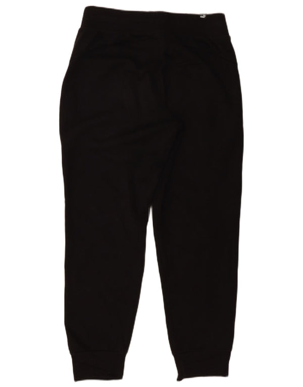 Pantaloni da tuta da donna Puma Joggers UK 10 Small Black Cotton