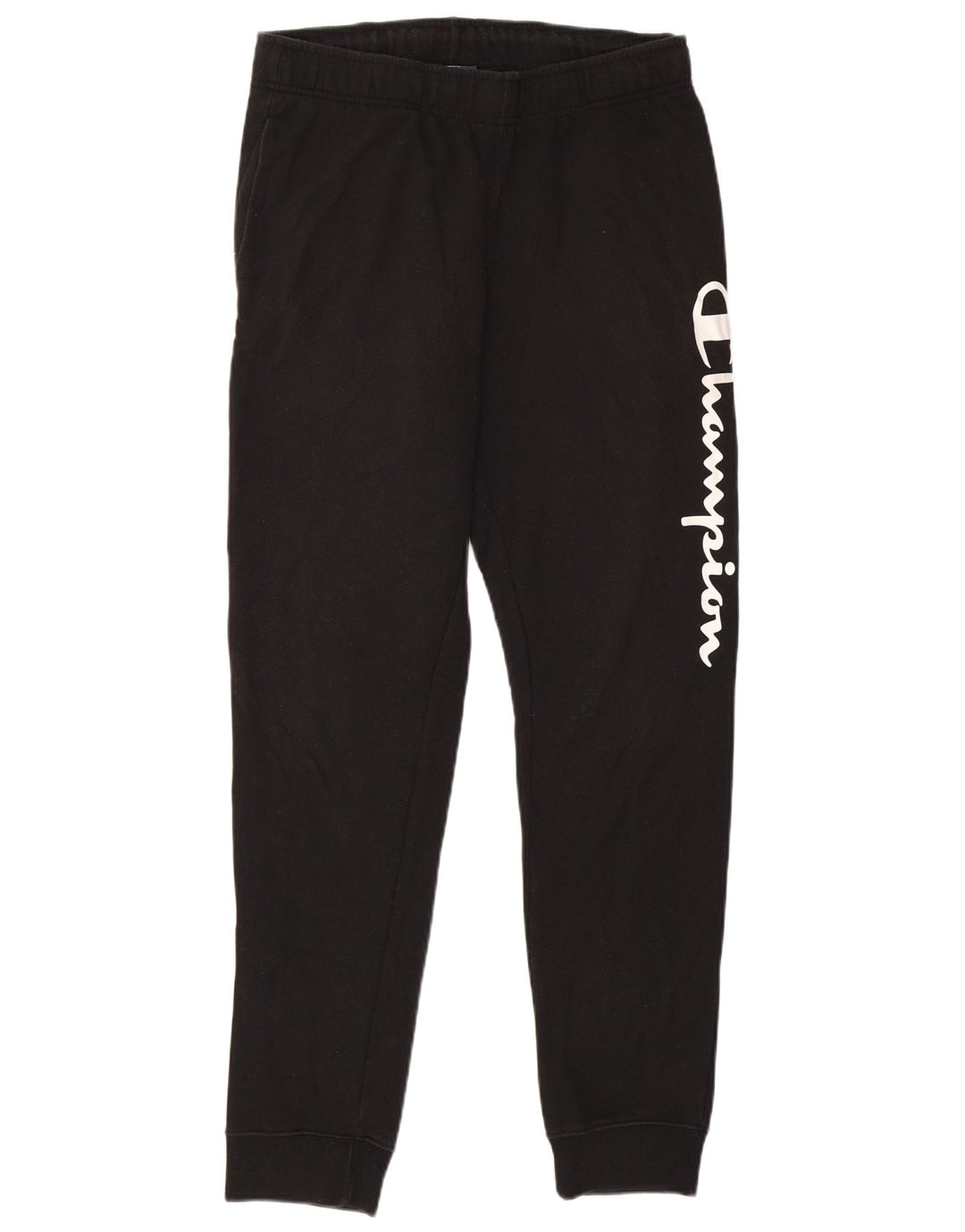 Pantaloni da tuta da uomo Champion Joggers grandi in cotone nero