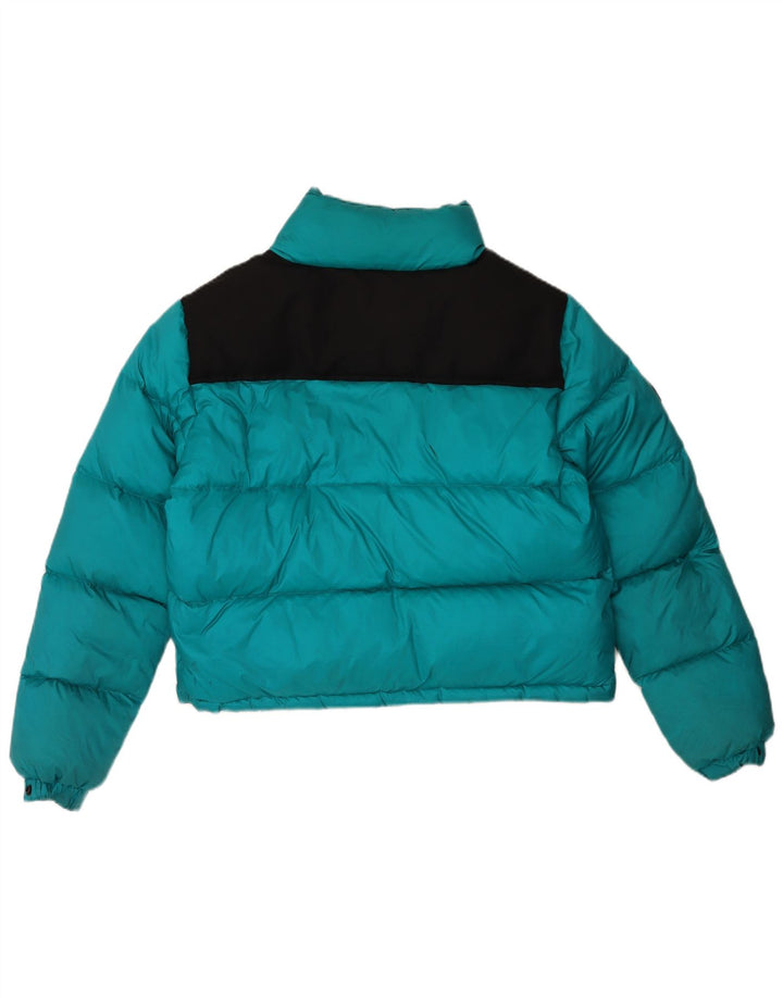 Giacca imbottita da donna Superdry UK 12 poliestere color block medio turchese