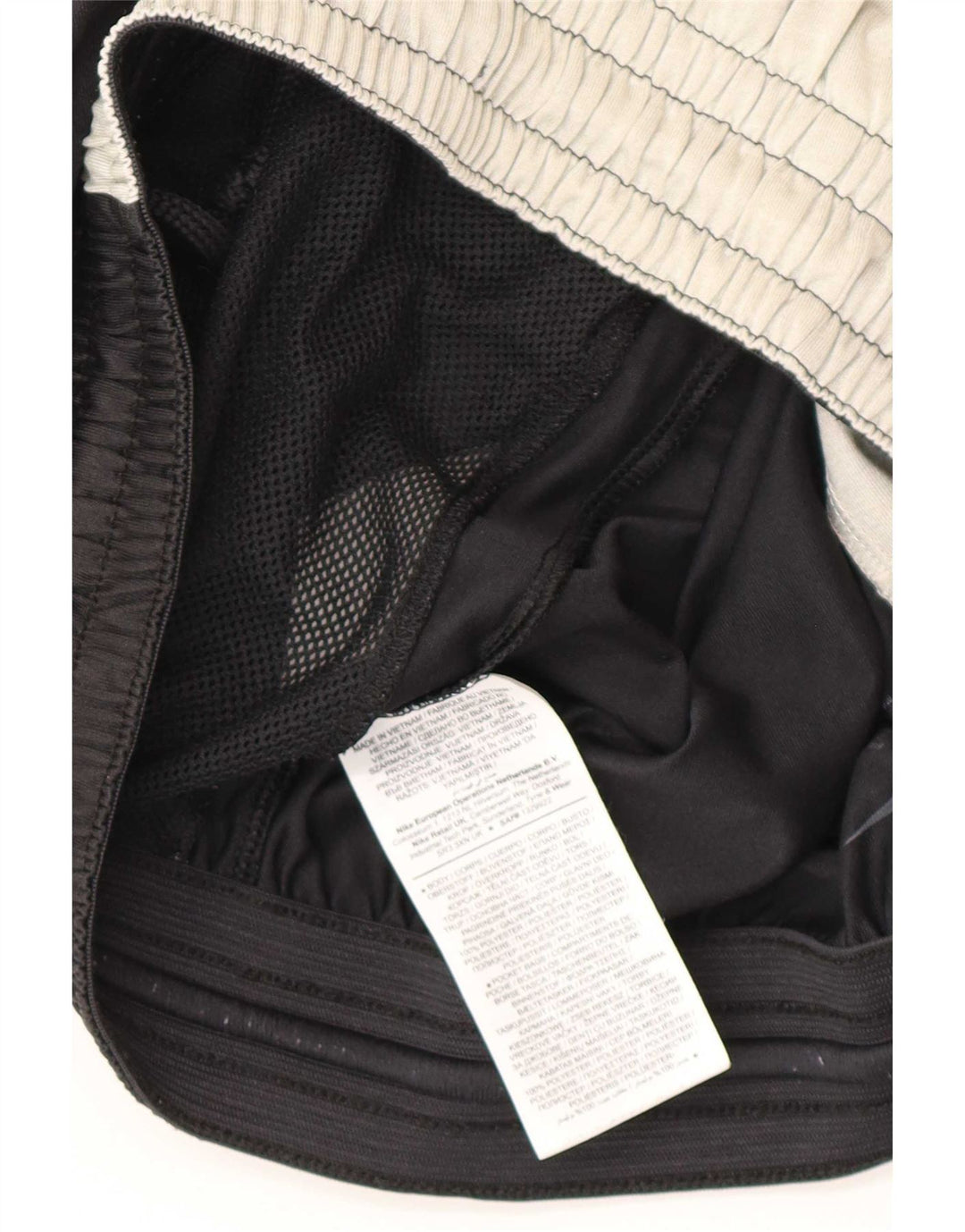 Pantaloncini sportivi Nike Dri Fit Graphic da uomo, grandi, in poliestere color block nero