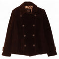 Cappotto da marinaio in velluto a coste Marks & Spencer da donna Per Una UK 12 Cotone marrone medio