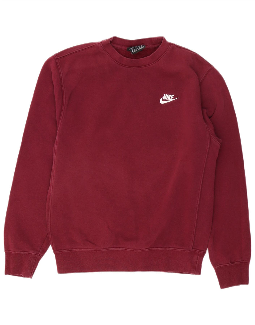 Felpa da uomo NIKE maglione XS bordeaux in cotone