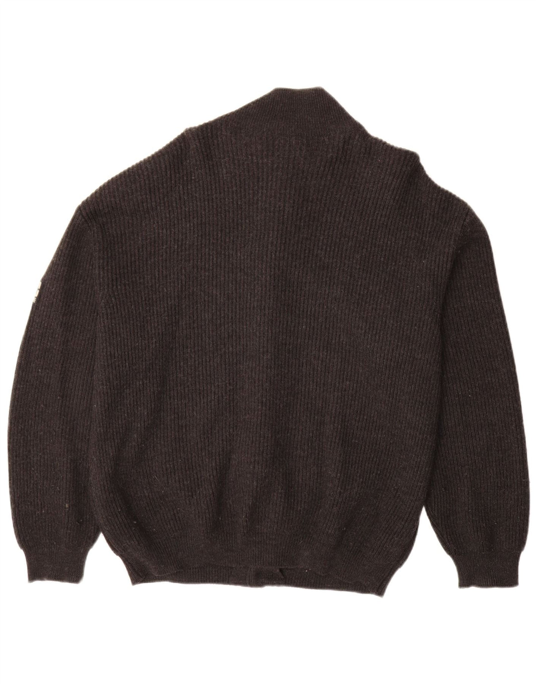 Maglione cardigan da uomo NAVIGARE XL in lana nera