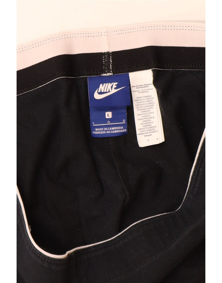 Leggings grafici da donna Nike UK 16 grande cotone nero
