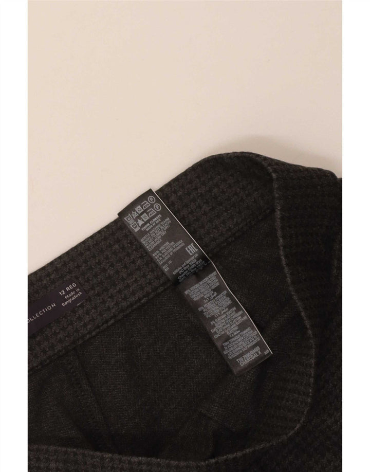 Pantaloni casual da donna Marks & Spencer UK 12 medi W30 L29 Grigio
