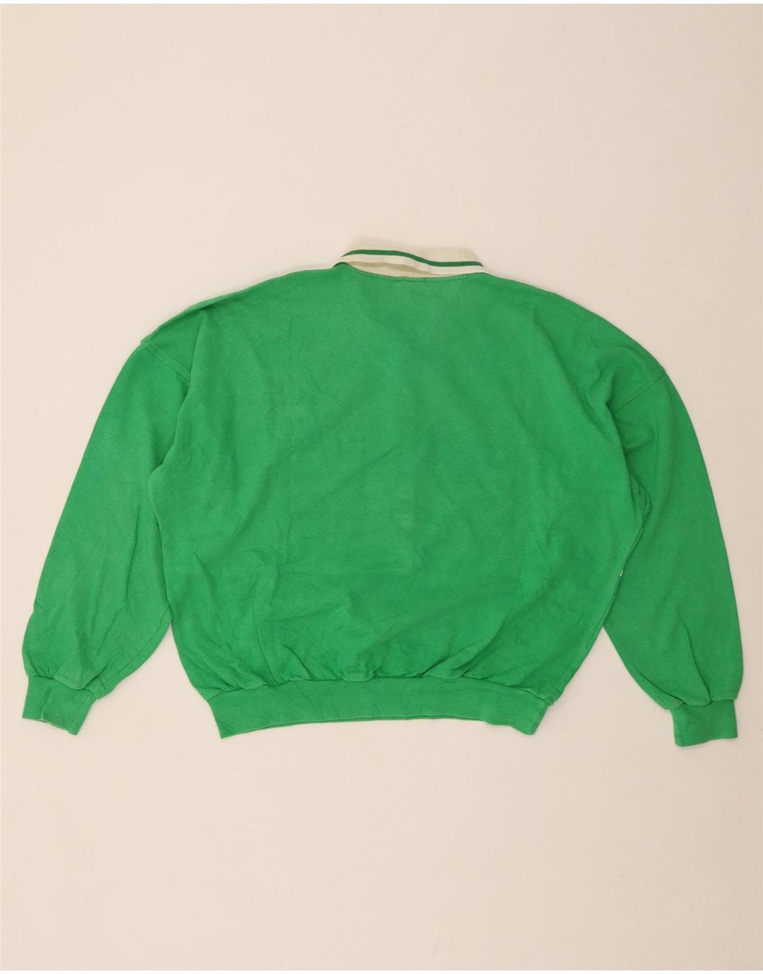 Maglione maglione collo alto da donna BELFE UK 14 Large Green Colourblock
